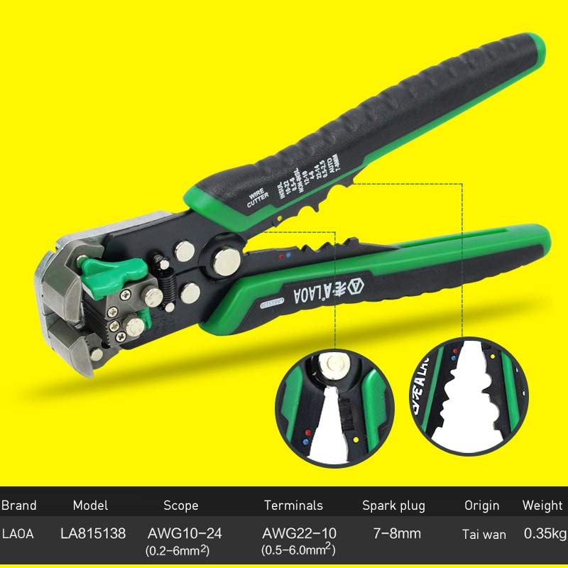 LAOA Automatic Wire Stripper Crimping Pliers Terminal Cutter Tool Cable Stripping Terminal Pliers for Electrician