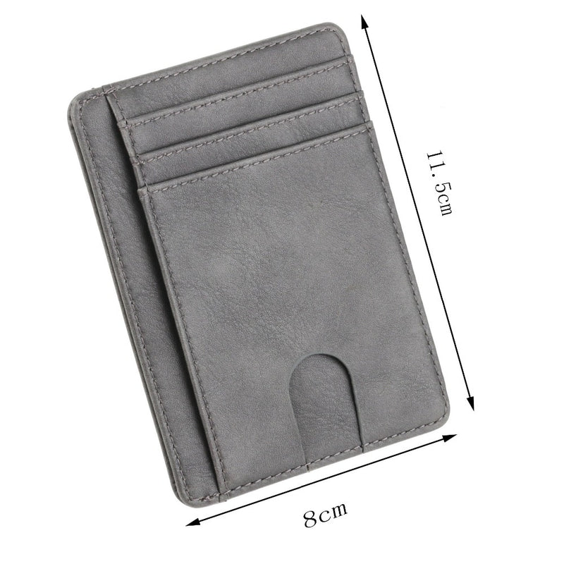 KUDIAN BEAR Rfid Minimalist Men Wallet Small PU Leather Credit Card Holder Clip Black Male Mini Slim Case Coin Purse BID251 PM49