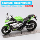 1/12 automaxx 2013 Kawasaki Ninja 250R SE 300 carrera escala motocicleta juguete deportes bicicleta Diecast y vehículos de juguete modelos juguetes réplicas