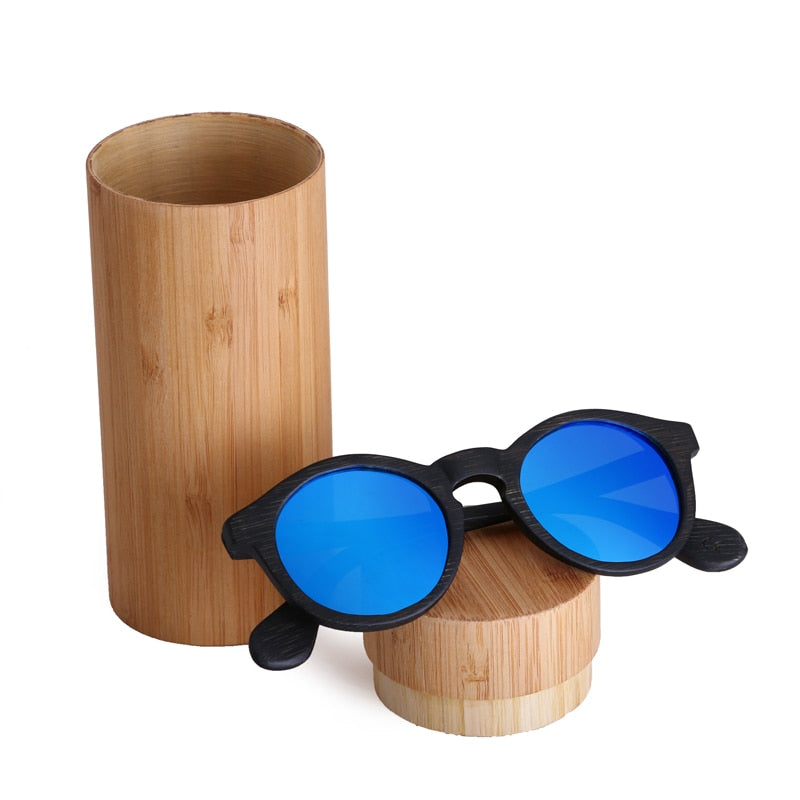 BerWer 2022 Fashion Polarized Sunglasses Women Bamboo Wooden Sun Glasses Man Oculos De Sol Feminino