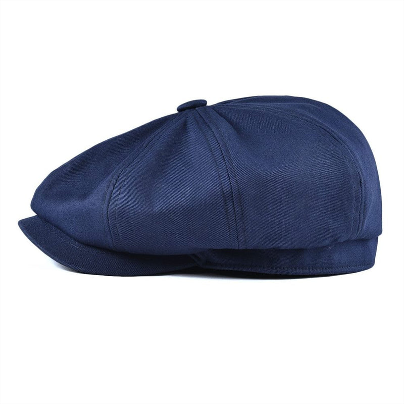 BOTVELA, gorra de Newsboy, sombrero de algodón de sarga para hombre, sombrero de 8 paneles, gorras de panadero, sombreros Retro Gatsby, gorra de marca informal, boina de Apple Cabbie para hombre