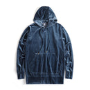 Stranger Things Mens Velvet Hooded Hoodies Kanye West Streetwear Velour Hoodies Men Pullovers Hip Hop Sweatshirts Black/Red/Gray