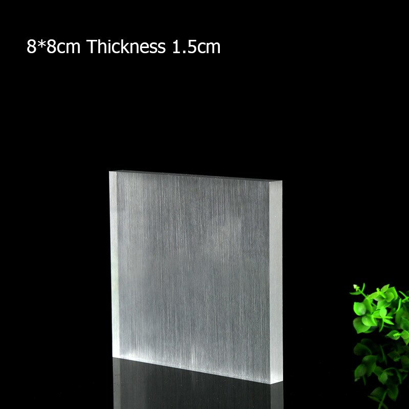 Square Solid Acrylic Display Stand Cabinet Shop Retail Jewellery Watch Art Counter Display Riser Block Clear Black Frosted White