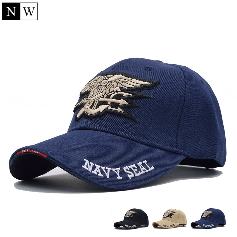 [NORTHWOOD] High Quality Mens US NAVY Baseball Cap Navy Seals Cap Tactical Army Cap Trucker Gorras Snapback Hat For Adult