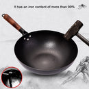 Iron Non-Coating Pot  cast iron pan General use for Gas and Induction Cooker Chinese Wok Cookware Pan Kitchen Tools