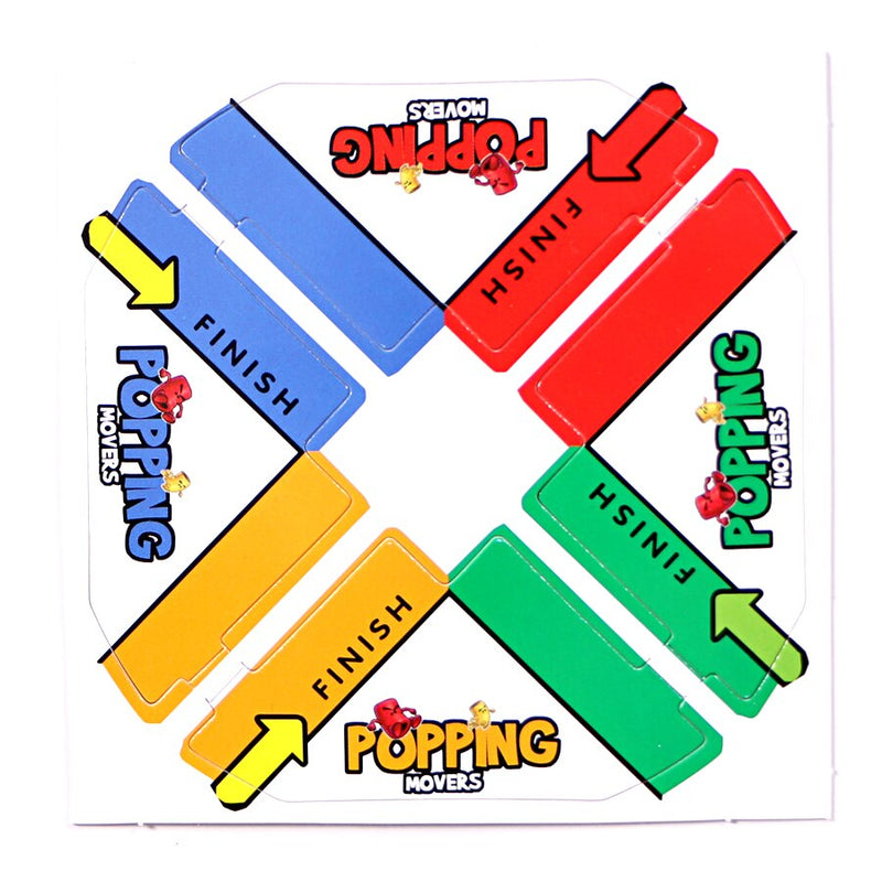 Popping Flying Chess Mini-Brettspiel Reisespielzeug für Familienkinder, Montessori-Spielzeug für die pädagogische intellektuelle Entwicklung