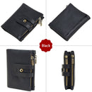 Cartera COWATHER 2021 para hombre, Cartera de cuero genuino de vaca, nueva llegada, monedero de piel de vaca para hombre, monedero corto de gran capacidad para hombre, envío gratis