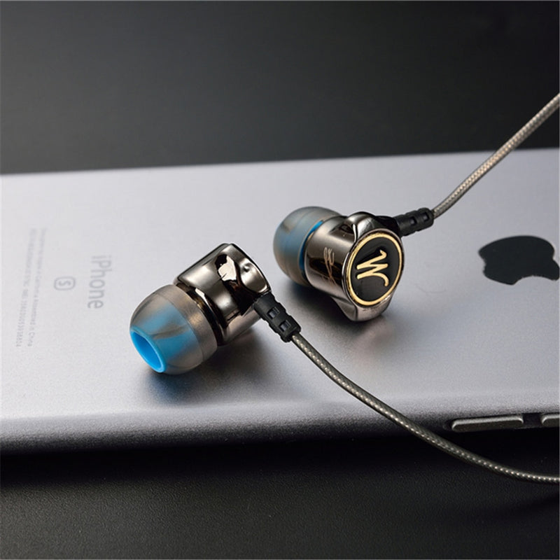 Ohrhörer QKZ DM7 Special Edition Vergoldetes Gehäuse Headset Noise Isolating HD HiFi Earphone Ohrhörer Ohrhörer