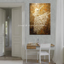 Cuadro de bailarina de Ballet Mintura pintado a mano paleta abstracta cuchillo pinturas al óleo sobre lienzo arte de pared para sala de estar decoración del hogar