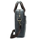 Genuine Leather Business Messenger Women Men Bag Tote Briefcase For Documents A4 Shoulder Handbag Male Female Laptop Brief Case