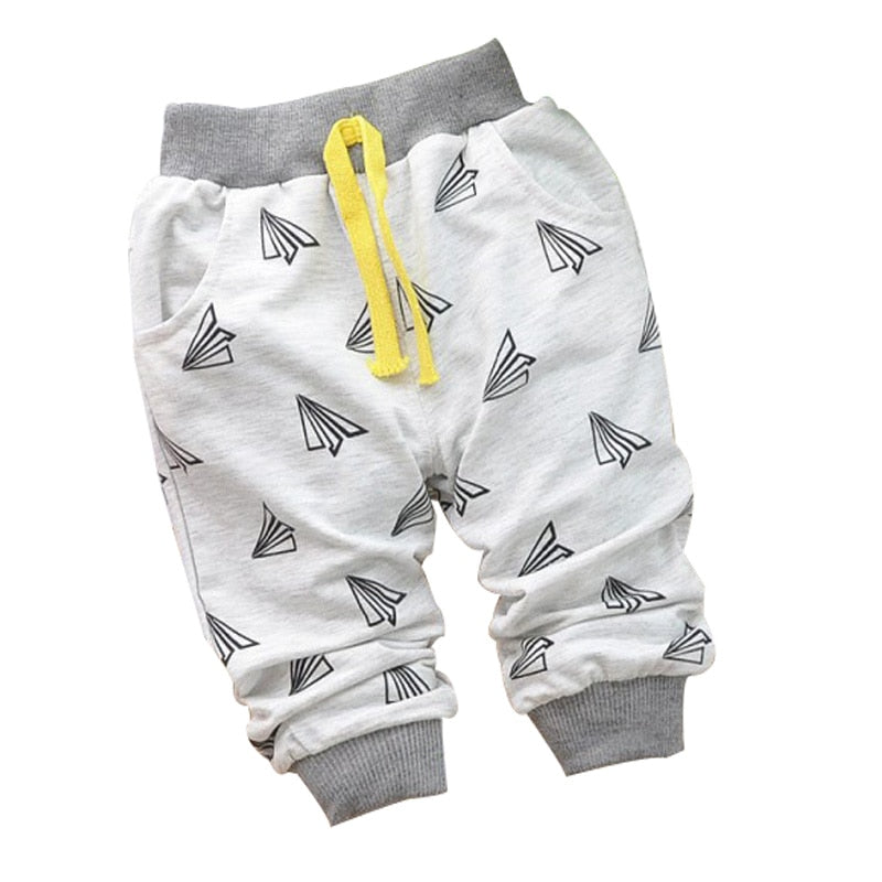 2016 new Spring Hot sale 0-2 years cartoon 4 colors cotton baby pants 7-24 month baby boy pants children girls harem pants