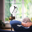 Anillo de luz LED 16/20/26cm 5600K lámpara de anillo para Selfie regulable con trípode soporte para teléfono enchufe USB iluminación para estudio fotográfico