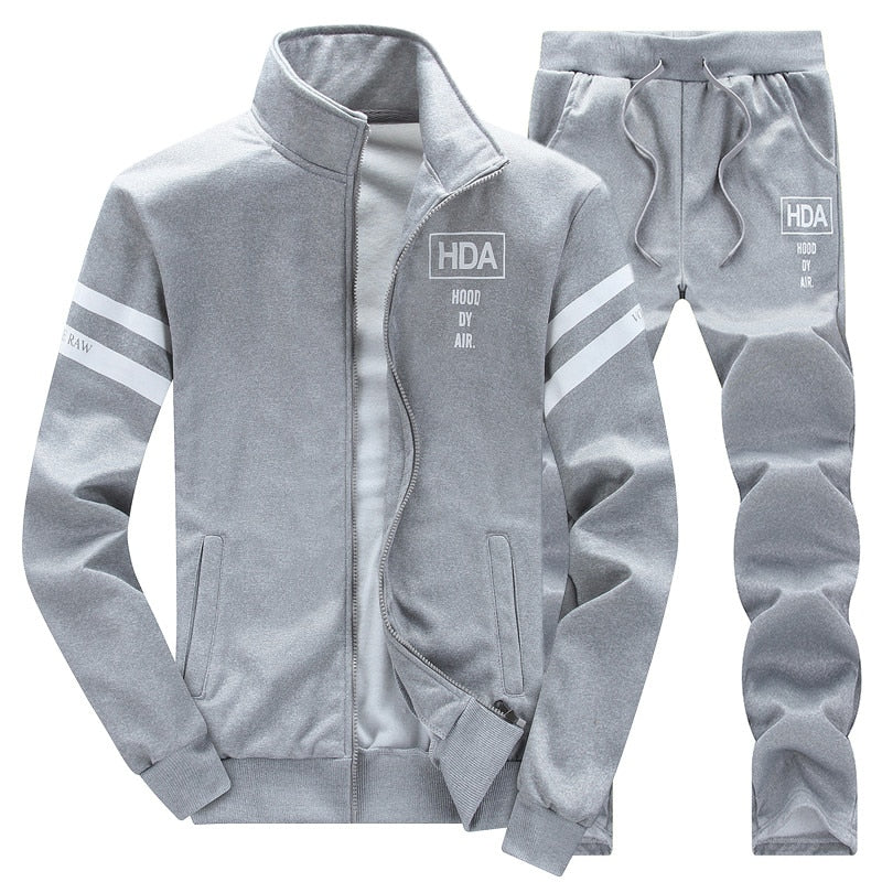 BOLUBAO Neue Herbst Männer Set Qualität Fleece Sweatshirt + Hosen Sporting Trainingsanzüge Herren Survêtement Sportswear Männlicher Trainingsanzug