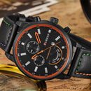 Reloj de cuarzo Curren para hombre, relojes de cuero de lujo de marca superior para hombre, nuevo reloj Masculino, reloj deportivo informal a la moda, relojes de pulsera para hombre