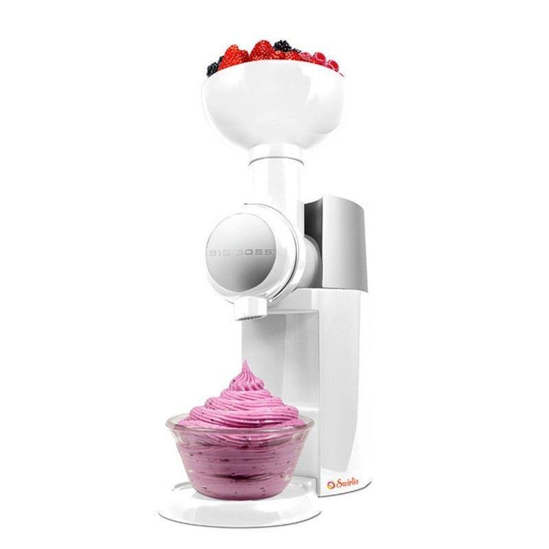 110 V / 220 V Hochwertige automatische gefrorene Obst-Dessertmaschine Obst-Eiscreme-Maschinenhersteller Milchshake-Maschine EU / AU / UK / US