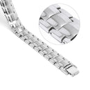 Vivari Herren-Gesundheits-Magnetarmband für Männer, versilbert, reines Titan, magnetische Ionen, Germanium, Far Infar Red Armbänder