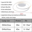 Hot Sale Modern LED Ceiling Lights For Living Room Bedroom Dining Room Luminaires White&amp;Black Ceiling Lamps Fixtures AC110V 220V