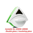 Magnetic Window Wiper Glass Cleaner Brush Tool Double Side Magnetic Brush Window Glass Brush for Washing Household Cleaning Tool