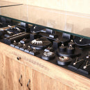 Negro PU cuero joyería anillo pendientes soporte conjunto joyería colgante collar cadena gargantillas pantalla busto brazalete Organzier