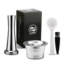 ICafilas Stainless Steel Refillable Reusable Cafissimo Coffee Capsule Cafeteira Filter for Caffitaly &amp; Tchibo Classic Machine