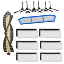 Accessories Kit For Ilife A4 A4S A40 Vacuum Cleaner Parts HEPA filter primary filter side brush Roll Brush Cover Mop Pad Cloth