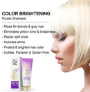 PURC Blonde Purple Hair Shampoo elimina los tonos amarillos y cobrizos para Silver Ash Look Purple Hair Shampoo Professional Hair Care