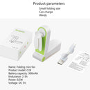 Mini ventilador plegable Usb, enfriador de aire pequeño portátil, carga original, electrodomésticos, escritorio, Ventilado