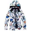 Thermal Kids Ski Suit Boys Girls Ski Jacket Pants Set Windproof Waterproof Snowboarding Jacket Winter Children Skiing Suits Snow