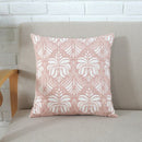 Home Decor Emboridered Cushion Cover Grey Pink Geometric Canvas Cotton Suqare Embroidery Pillow Cover 45x45cm