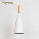 Modern Pendant Lamp Nordic Pendant Light for Dinning Room Restaurant Bedroom LED Hanging Lamp E27 Aluminum LED Night Lighting