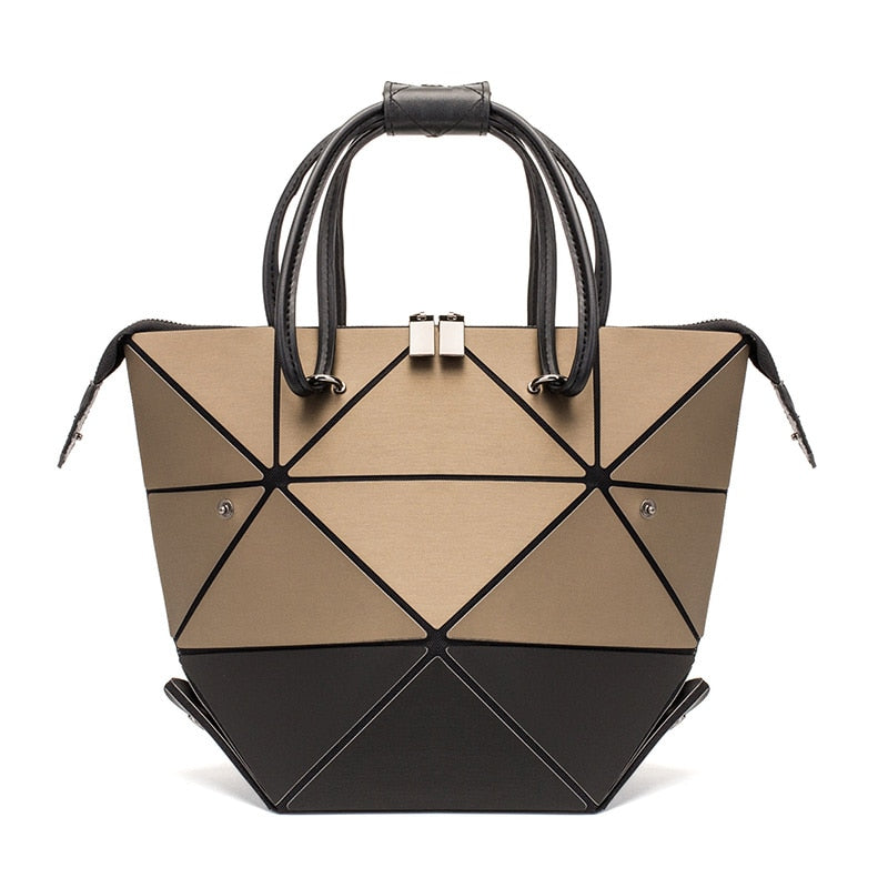 New Fashion Luminous Bao Bag Womens Geometry Handbag Casual Female Matte Folding Tote Bags Women Diamond Crossbody Shoulder Bag