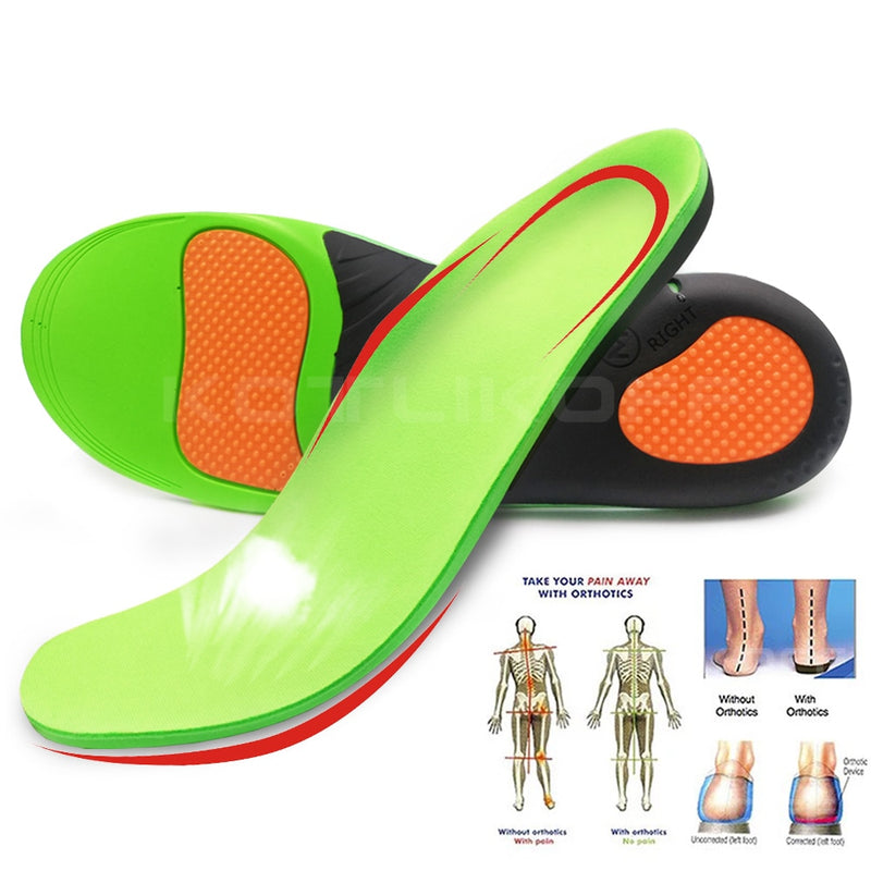 Beste Orthopädische Schuhe Sohleneinlagen für Schuhe Arch Foot Pad X / O Type Leg Correction Flat Foot Arch Support Sportschuhe Inserts