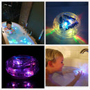 LUZ LED decorativa PARA NIÑOS DISCO LUZ DE BAÑO ESPECTÁCULO FIESTA DE COLORES EN LA TINA JUGUETE DIVERTIDO PARA LA HORA DEL BAÑO