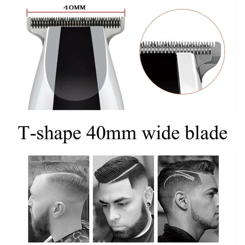 PULIS Professional Hair Clipper High Power Electric Hair Trimmer with Digital Display Home Barber Bald Tool Head Shaver Machine