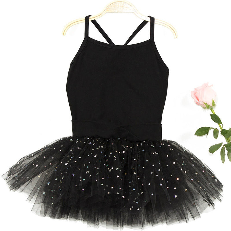 New Ballett Bodysuit Mädchen Tanzkostüme Kinder Trikot Tutu Ballerina Glitzernde Ballettkleidung für Mädchen