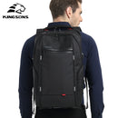 Mochilas Kingsons para hombre, mochila para ordenador portátil de 15 ''17'', bolsa con cargador USB, mochila antirrobo para adolescentes, moda de viaje para hombre