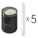 Candle Air Humidifier Portable Ultrasonic Silent Large Capacity USB Aroma Essential Oil Diffuser Home Car Office Purify Anion
