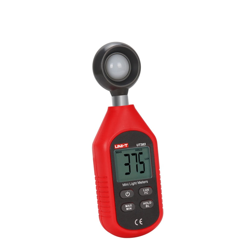 UNI-T UT383 Lichtmesser 200.000 LUX Digitales Luxmeter Leuchtdichte Lux Fc Test Max Min Illuminometer Photometer