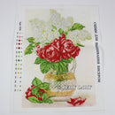 28.5x41cm Accurate Printed Crystal Beads Embroidery Kits Flowers Vase Beadwork Crafts Needlework DIY Beaded Cross Stitch APT576