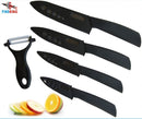 FINDKING High Quality  Zirconia Black Blade 3" 4" 5" 6" inch + Peeler + Covers Ceramic Knife Set Kitchen Professional  knife