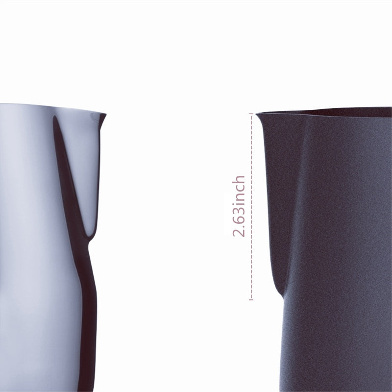 Non-stick Coating Stainless Steel Milk Frothing Pitcher Espresso Coffee Barista Craft Latte Cappuccino Cream Froth Jug Maker