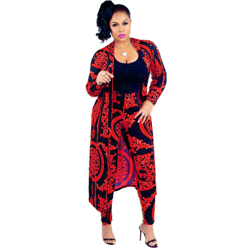 2021 New African Print Elastic Bazin Baggy Pants Rock Style Dashiki SLeeve Famous Suit For Lady/women coat and leggings 2pcs/se