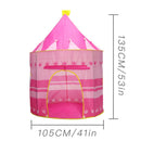 7 Styles Princess Prince Play Tent Portable Foldable Tent Children Boy Castle Play House Kids Outdoor Toy Tent