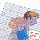 Paris flower market Handmade Needlework Set Embroidery kits DIY Cross Stitch Kits Crafts 14CT Unprinted Home Decor wall Arts