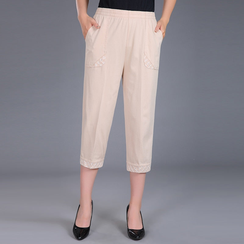 Women Capris Pants Female Women&