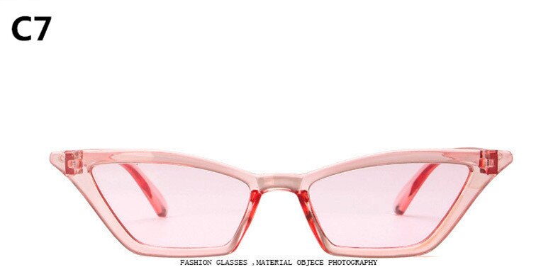 ZXWLYXGX 2020 new cat eye sunglasses women brand design retro colorful transparent colorful fashion cateye sun glasses men UV400