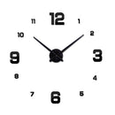 large diy acrylic mirror wall clock europe 3d big quartz watch still life clocks living room home decor creative stickers