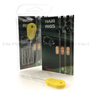 1 Pack Karpfenangeln Haar-Rigs Set Karpfen-Endgeräte-Kit Fertige Rigs Mit Kostenloser Ködernadel Boilie-Stoppern Spinner-Wirbel