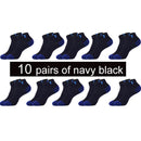 10 Pairs New Spring Summer Cotton Socks Boat Mesh Breathable Men&
