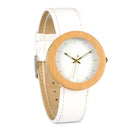 BOBO BIRD Women Bamboo Watches Gold Back Case Japan Quartz Movement as Good Gift for Ladies Stainless Steel Watch L-J27